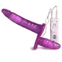 Strap on Duo Dildo Vibrator