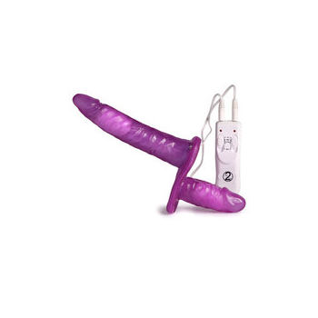 Strap on Duo Dildo Vibrator