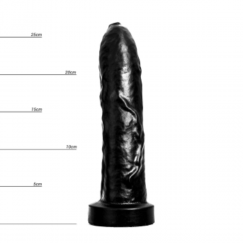 Hung System Uncut Black Dildo