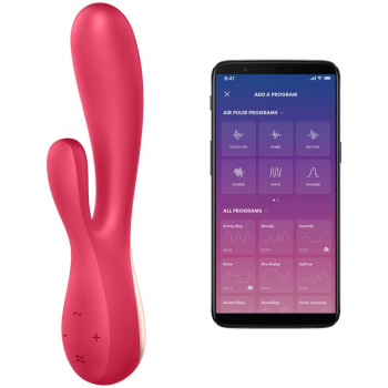 Satisfyer Mono Flex G-Spot Vibrator With App - Red