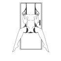 Leg & Bum Support Over The Door Swing