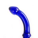 Glas dildo - Blue curve