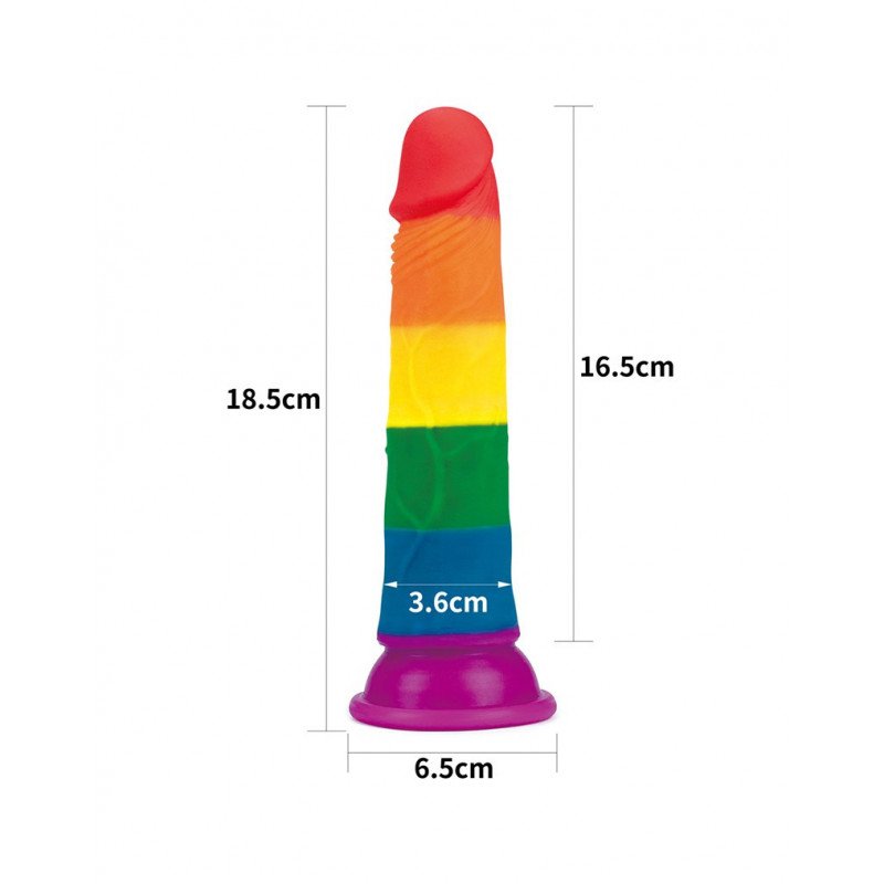 PRIDER DILDO 18.5 CM