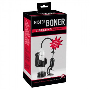 Mister Boner Penispumpe med Vibrator