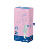 SATISFYER - AIR PUMP BUNNY 5+ - INFLATABLE RABBIT VIBRATOR (WITH APP CONTROL) - MINT