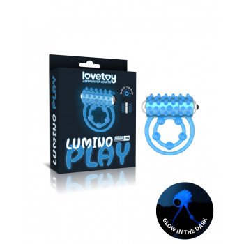 LUMINO PLAY COCK RING VIBRATOR - GLOW IN THE DARK