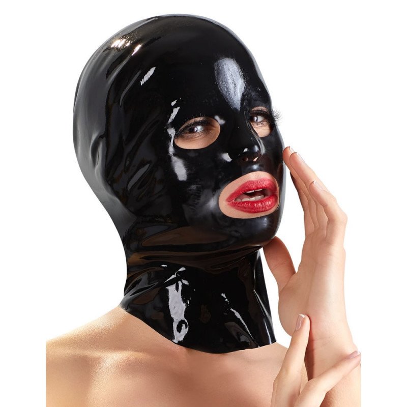 Latex Maske i Sort