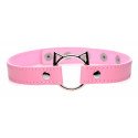 Master Series Kinky Kitty Slim Choker in Pink