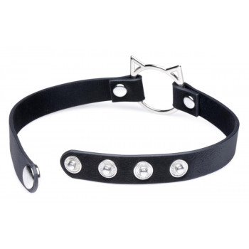 MASTER SERIES KINKY KITTY SLIM CHOKER I Sort