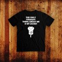 The only straight thing about me is my jacket - BDSM T-Shirt