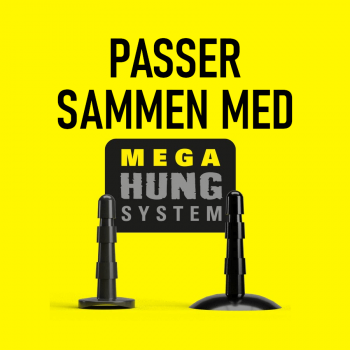 Hung System Mega Suction Cup -Black fra Sadistenstoolbox