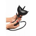 Inflatable Silicone Anal Plug - Black