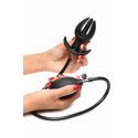 Inflatable Silicone Anal Plug - Black