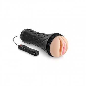 Real Cup Vibrating Masturbator Vagina