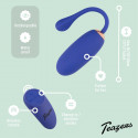 Teazers Vibrating Egg with Remote control fra Sadistenstoolbox