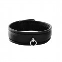 Leather Padded Collar Mini O-ring with Lock fra Sadistenstoolbox