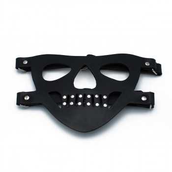 Black Leather Face Muzzle the Bane from Sadistenstoolbox