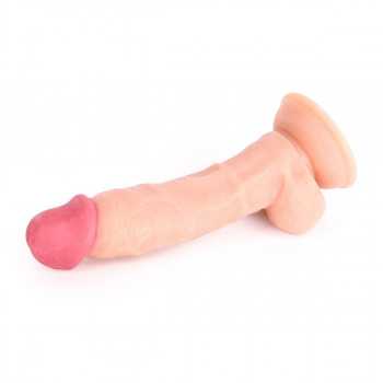 Kiotos -sugekop dildo COX Flesh 013  19,5cm  - 2