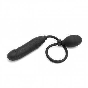 Inflatable Dildo Black fra Sadistenstoolbox