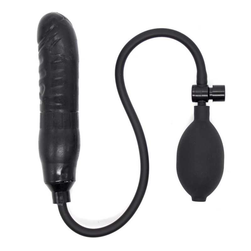 Inflatable Dildo Black